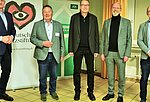 Zufriedene Gesichter nach der Herzwochen-Veranstaltung in Lennestadt (v.l.): PD Dr. Frank van Buuren, Günter Nöll, Dr. Martin Bischopink, Dr. Martin Asbach und Christian Schulte.